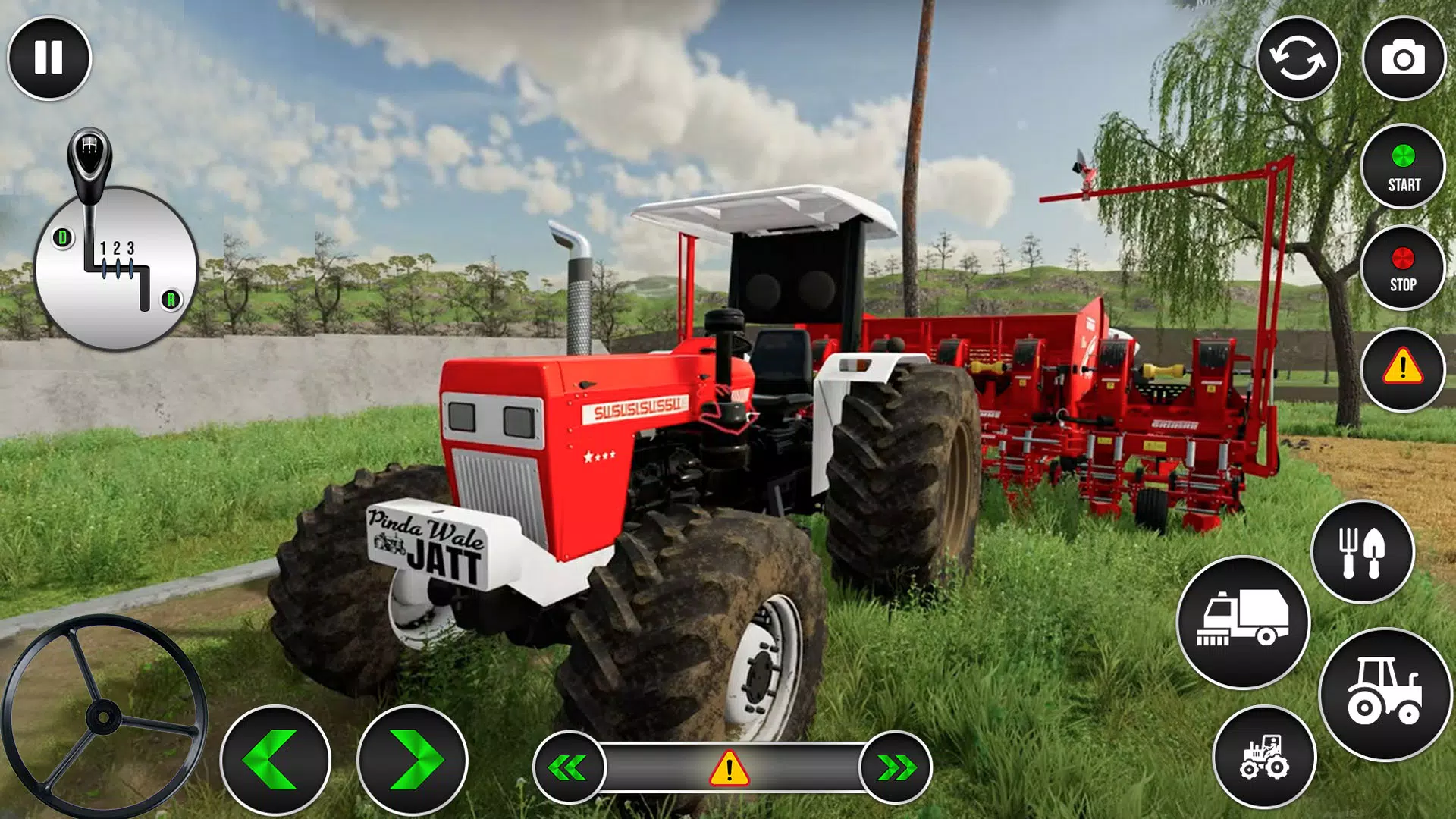 Android İndirme için çiftçi oyun traktör sürüş 3d APK