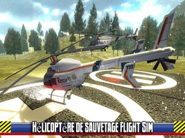 Helicopter Rescue Flight Sim Affiche
