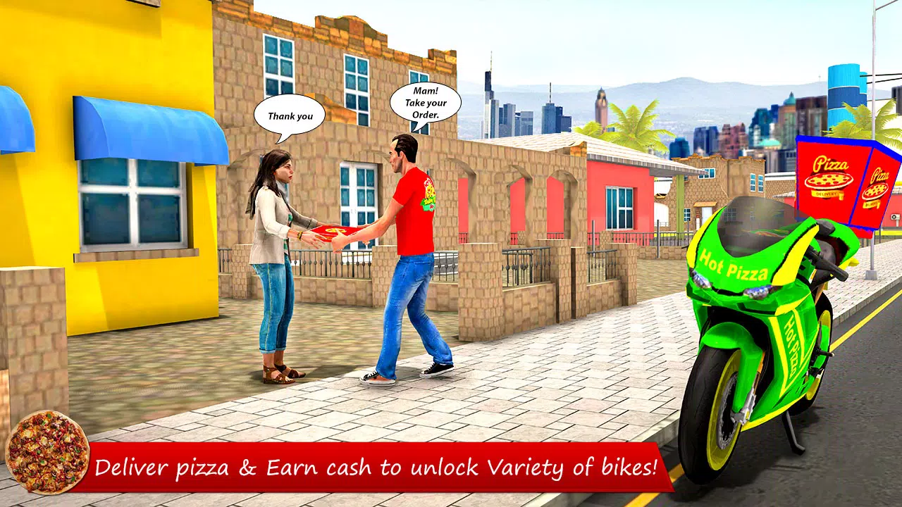gioco di bici con consegna di pizza calda for Android - APK Download