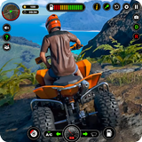 一台电视 汽车游戏 越野 : ATV 四轮摩托车越野游戏