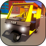 Tuk Tuk Rikshaw Virtual City Simulator Game icône