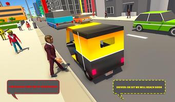 Tuk Tuk Rikshaw Virtual City Simulator Game скриншот 2