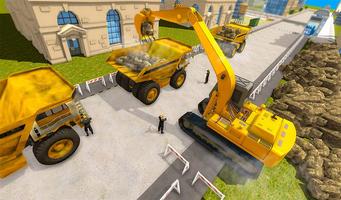 Tunnel Construction Mega City Highway Simulator постер