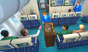 Virtual Air Hostess Flight Att পোস্টার