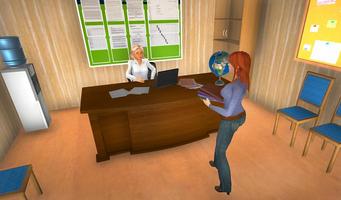 Virtual maman professeur d'école simulateur de vie capture d'écran 2