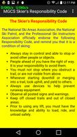 برنامه‌نما MGCS Skier Responsibility Code عکس از صفحه
