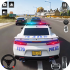 Polizeiauto-Spiel Zeichen