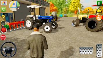 Tractor Driving Simulator Game постер