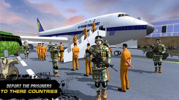 ArmyBus Prisoner Transport :3D Bus Simulator Games capture d'écran 1