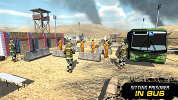 ArmyBus Prisoner Transport :3D Bus Simulator Games capture d'écran 2