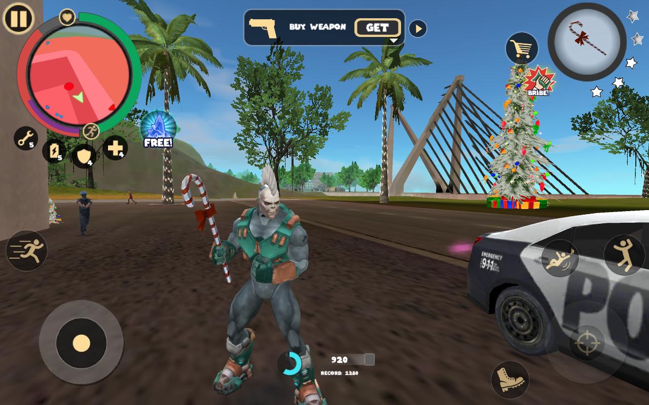 Rope hero vice town online