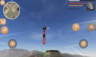 Stickman Rope Hero 3 Climbing Vice  Simulator free imagem de tela 2