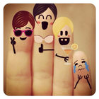 Gif Quotes - Love and friendsh أيقونة