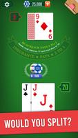 Jeu de cartes Blackjack 21 Affiche