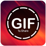 Gif to share आइकन