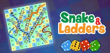 Snake and ladder board game