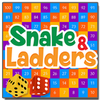 Snake and ladder board game icône