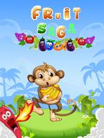 Fruit Pop Saga - Sweet Fruit Candy Puzzle Game Affiche