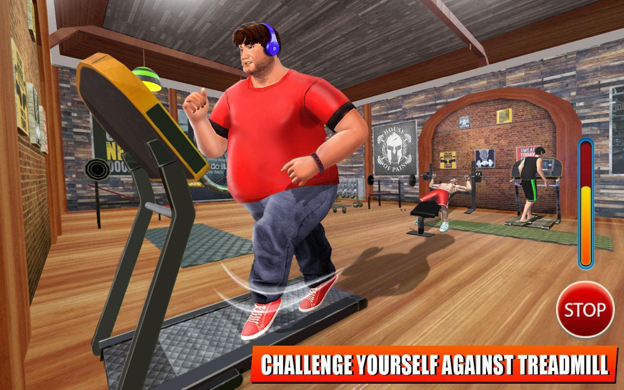 Hedendaags Fat boy gym workout: fitness bodybuilding-spellen for Android NJ-63