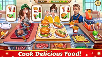 Crazy Chef Food Cooking Game पोस्टर