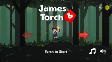James & Torch Poster