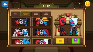 Stick Red Blue: Mystery Quest ảnh chụp màn hình 3