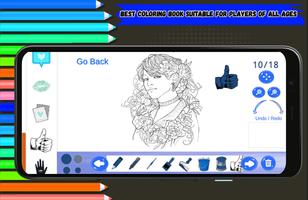 K-pop Coloring game bts imagem de tela 1