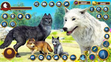 Virtual Wild Wolf Family Sim screenshot 2