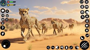 Wild Cheetah Family Simulator screenshot 3