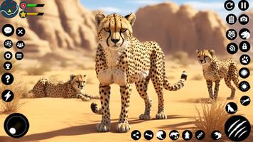 Wild Cheetah Family Simulator screenshot 2