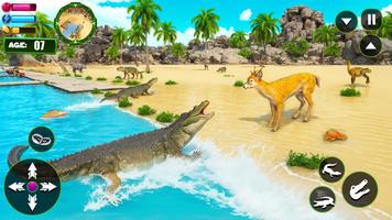 Angry Alligator Attack Sim 3D poster