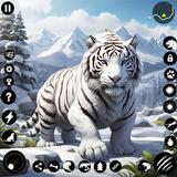 White Snow Tiger Family Sim 3D