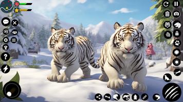 Arctic White Tiger Family Sim screenshot 1