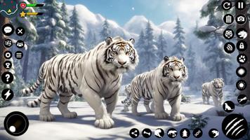 Arctic White Tiger Family Sim screenshot 2
