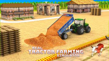 Real Tractor Farming Simulator 2020 3D Game syot layar 1