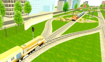 Train Drive Simulator 3D Game 2019 स्क्रीनशॉट 1