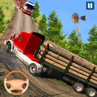 Offroad Logging Truck Games 3D icône
