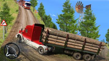 Offroad Logging Truck Games 3D-poster