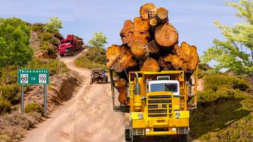 1 Schermata Offroad Logging Truck Games 3D