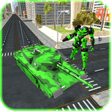 Futuristic Robot Transform Tank Game biểu tượng