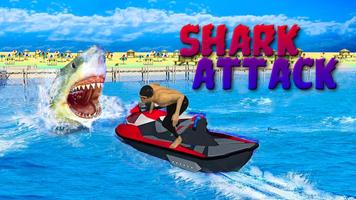 shark simulator 2019: angry shark 2019 Cartaz