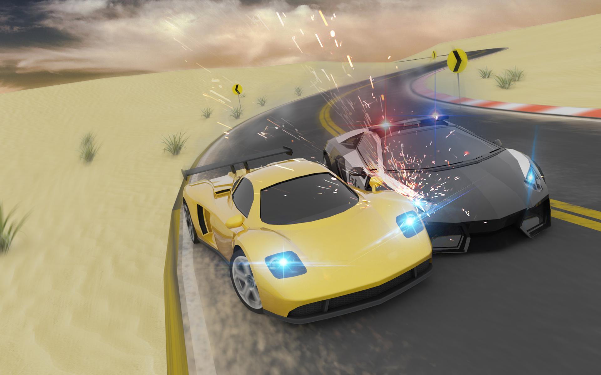 Miami Police Chase Death Race Super Car For Android Apk - roblox death race