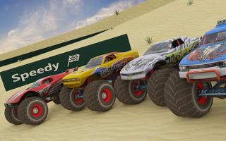 Monster Uphill Truck Racing 4x4 Desert Driving screenshot 1