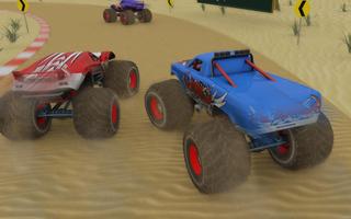 Monster Uphill Truck Racing 4x4 Desert Driving screenshot 2