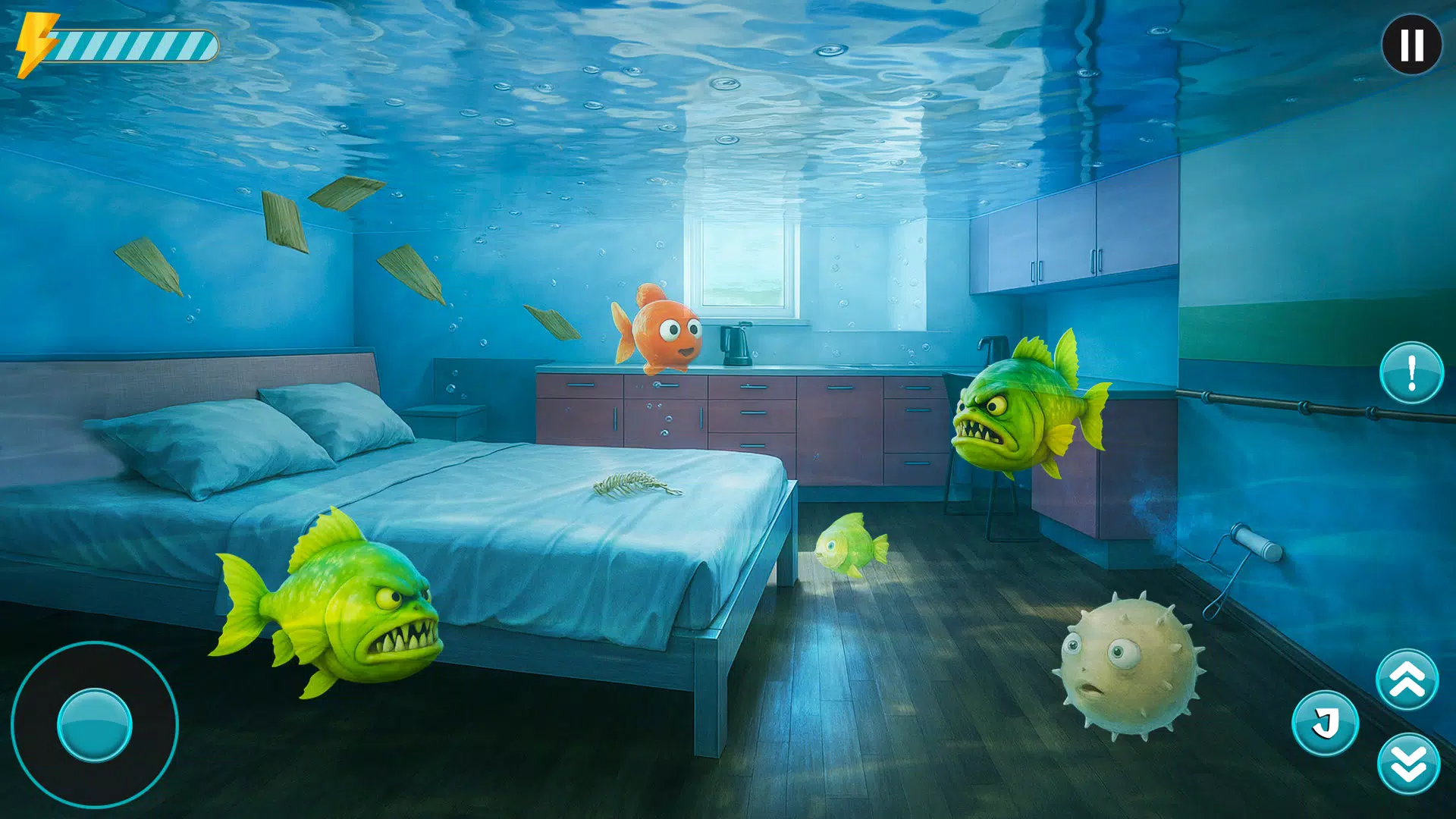 Piranha Aquarium Fish Escape