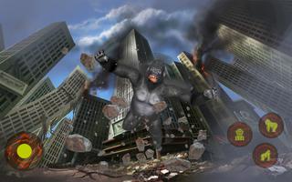 Angry Gorilla Monster Attack Affiche