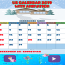 US Calendar With Holidays 2019 APK