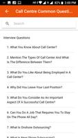 Call center interview question screenshot 1
