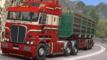 Cargo Real Driving Truck Simulator Affiche