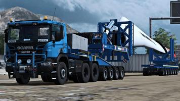 Cargo Real Driving Truck Simulator captura de pantalla 1